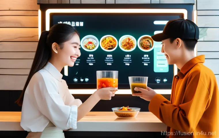 퓨전 패스트푸드의 지역화 전략 - Inside a bustling KFC restaurant in Vietnam, local families and friends are happily enjoying "Rice B... 퓨전 패스트푸드의 지역화 전략 - Inside a bustling KFC restaurant in Vietnam, local families and friends are happily enjoying "Rice B...